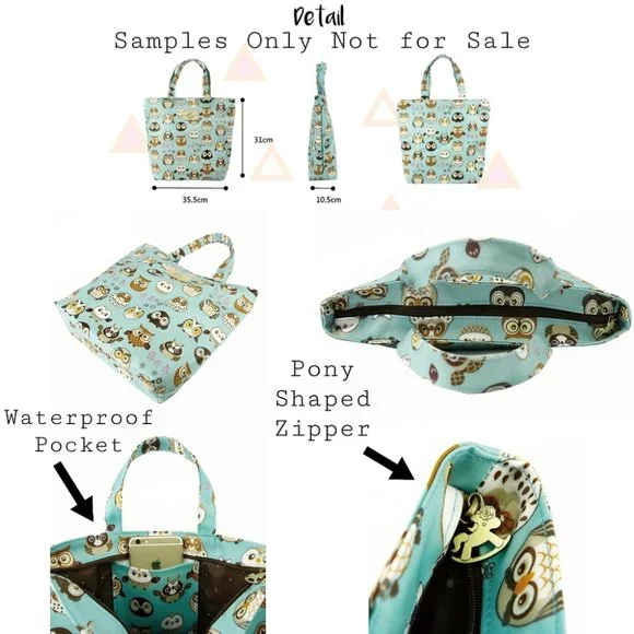 Waterproof Shiba Bucket Tote Shoulder Handbag - Picture 2 of 11